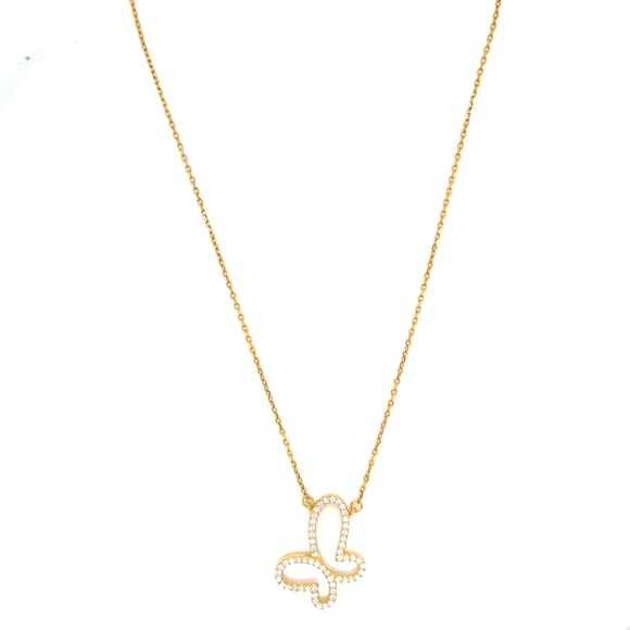 Butterfly Pendant Necklace - Picture 1 of 3